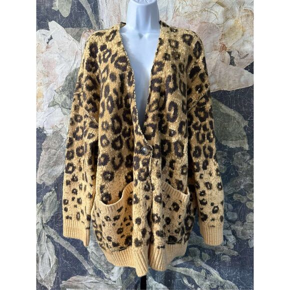 New FREE PEOPLE State Side Cardigan sz Large - Picture 9 of 12